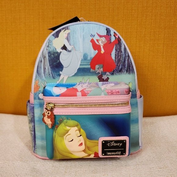Loungefly Disney Sleeping Beauty Aurora Princess Scene Series Mini Backpack NEW main image 14